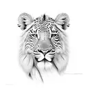 African safari tattoo design idea