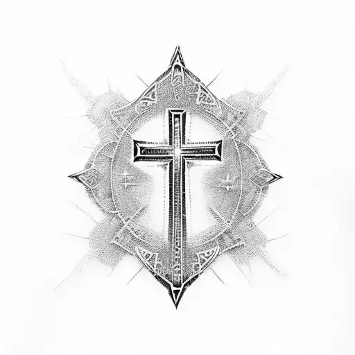 Ankh Symbol cross  tattoo design idea