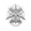 Ankh Symbol cross  tattoo design idea