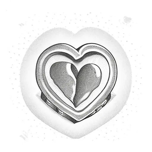 jar of jam with a heart tattoo design idea