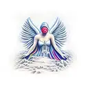 angel street guns  tattoo design idea