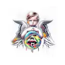 angel street guns  tattoo design idea