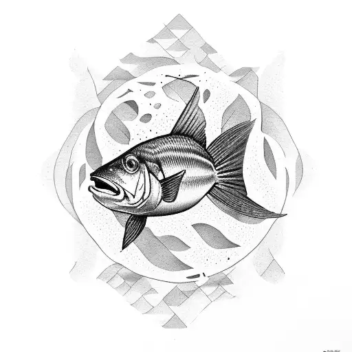 lester dean smith as a fish tattoo design idea