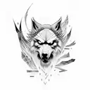 lobo tattoo design idea