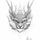 vajra tattoo design idea