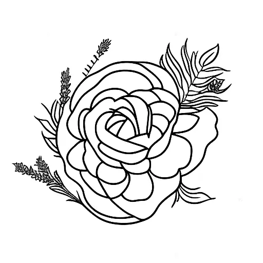 March birth flower , April birth flower , May birth flower , June birth flower , July birth flower , August birth flower tattoo design idea