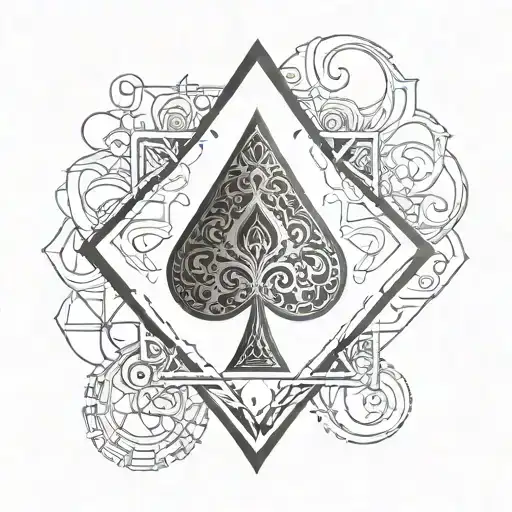 Ace of Spades tattoo design idea
