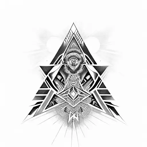 illuminati tattoo design idea