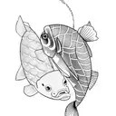 Koi Fish tattoo design idea