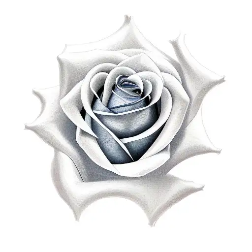 rose stem with 3 broken hearts tattoo design idea