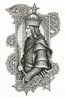 king baldwin iv jerusalem tattoo design idea