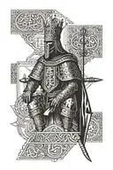 king baldwin iv jerusalem tattoo design idea