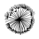 Dandelion tattoo design idea
