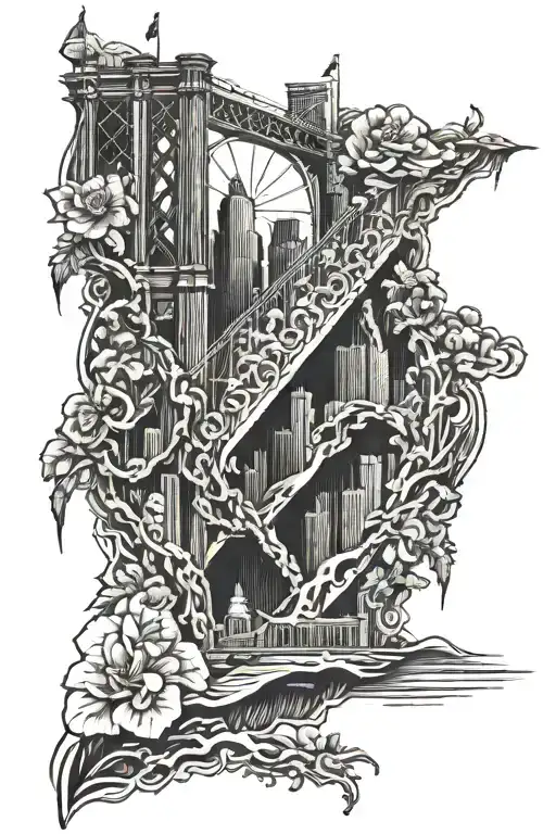 brooklyn new york tattoo design idea