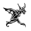 gargoyle tattoo design idea