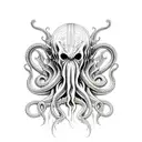 Cthulhu from H.P. Lovecraft tattoo design idea