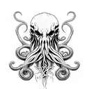 Cthulhu from H.P. Lovecraft tattoo design idea
