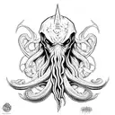 Cthulhu from H.P. Lovecraft tattoo design idea