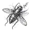 firefly tattoo design idea