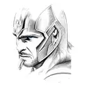 Thor, Thor Hammer, Lightning,  tattoo design idea