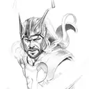 Thor, Thor Hammer, Lightning,  tattoo design idea