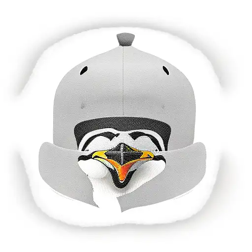 A new-school tattoo of a penguin wearing a Pittsburgh Steelers helmet tattoo design idea