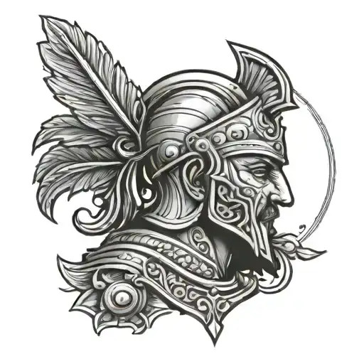 Rome imperia, centurion tattoo design idea