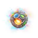 spanner explosion tattoo design idea