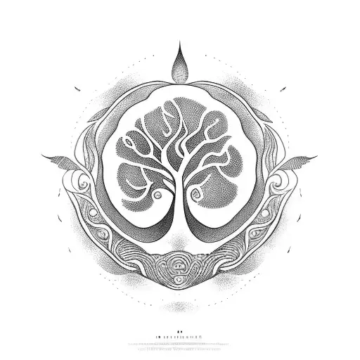 Bodhi Tree tattoo design idea