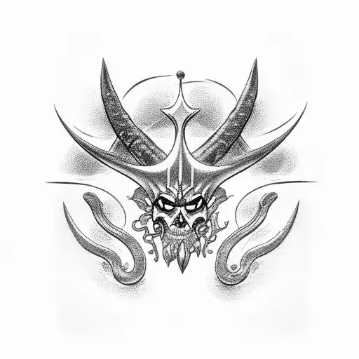triton tattoo design idea