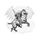 saint george tattoo design idea