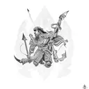 saint george tattoo design idea