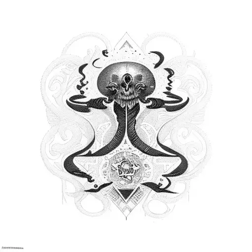 Ayahuasca  tattoo design idea