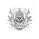 Ayahuasca  tattoo design idea