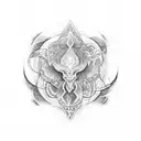 Ayahuasca  tattoo design idea