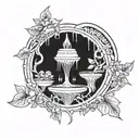 Fountain of Youth tattoo design idea