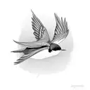 Swallow Bird tattoo design idea