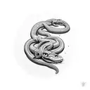 serpiente y marihuana  tattoo design idea