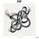 bowen knot  tattoo design idea