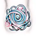 bowen knot  tattoo design idea