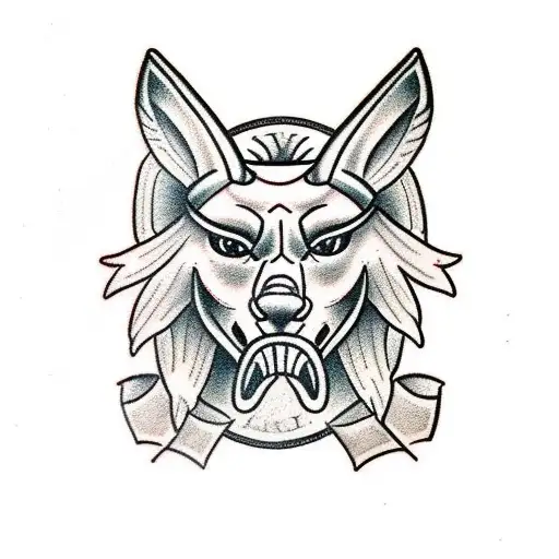 Anubis tattoo design idea