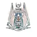 Anubis tattoo design idea