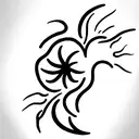 floral tattoo blazing with lightning for right hand flowing unto the shoulder tattoo design idea