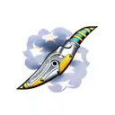 karambit tattoo design idea