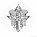 Hamsa Symbol tattoo design idea