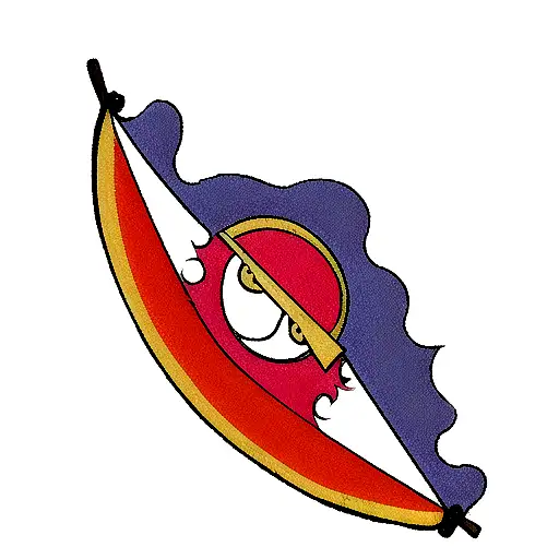 one piece flag tattoo design idea