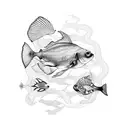 aquarium  tattoo design idea