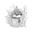 aquarium  tattoo design idea