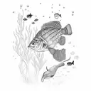 aquarium  tattoo design idea