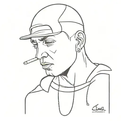 eminem slim shady art tattoo tattoo design idea